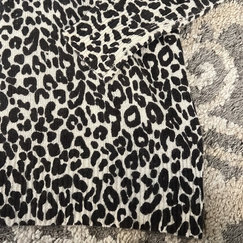 360 Cashmere sweater, leopard, size S NWT! - Picture 4 of 4